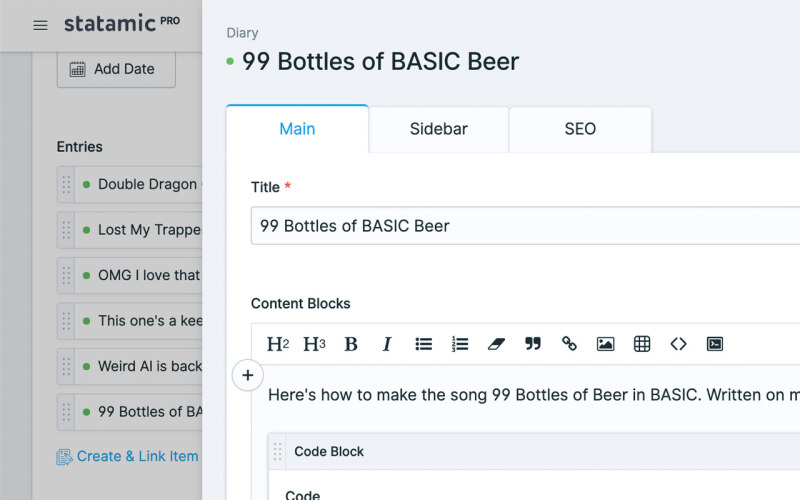 CMS loaded with all the features most websites ever need