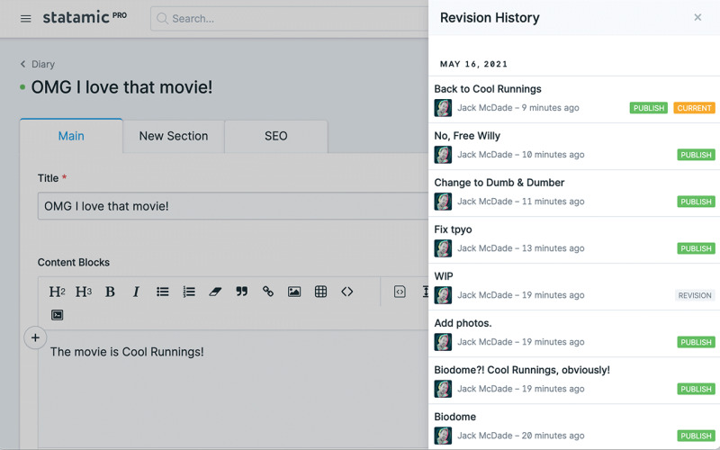 CMS loaded with all the features most websites ever need
