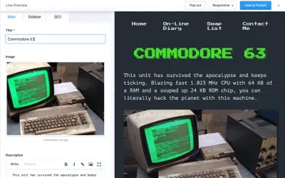 Een CMS met alle functies die de meeste sites ooit nodig hebben