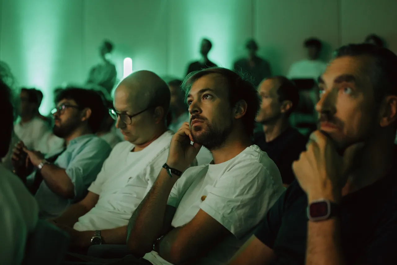An attentive audience during a session at Off the Radar