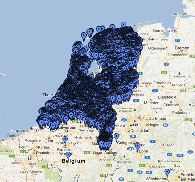 Kaarten met veel markers toch performant houden: server-side clustering met Laravel en Google Maps